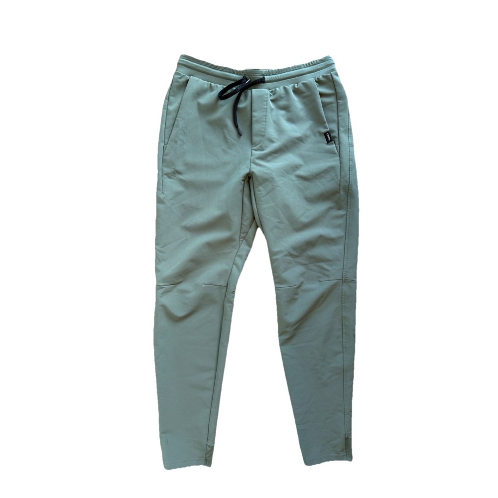 UNRL Pants Mens Small Green Performance Jogger Athletic Stretch Zip Pocket